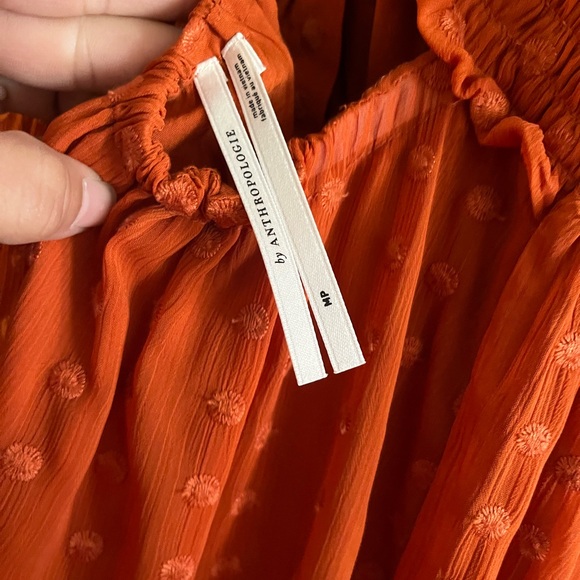 Anthropologie Ruched Tiered Dress - Picture 7 of 10